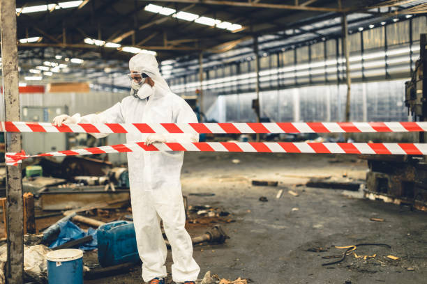 Professional Infectious Disease Decontamination technician working in Absecon, NJ